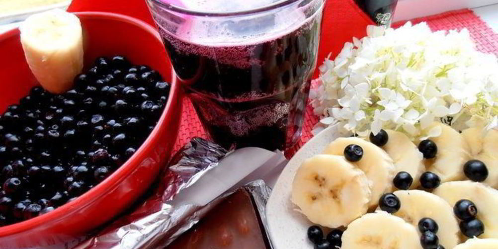 Рецепт черничный коктейль с бальзамом