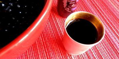 черничный коктейль с бальзамом