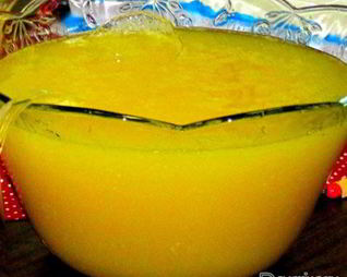 Гавайский пунш с шампанским