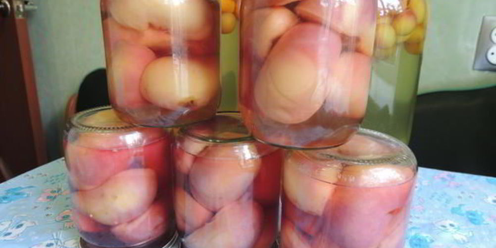 Рецепт инжирный персик в сиропе