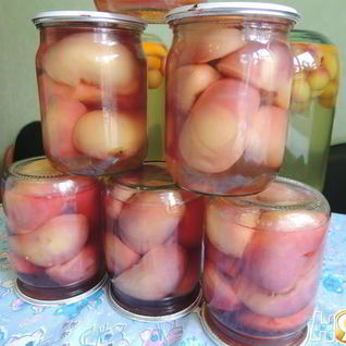 Инжирный персик в сиропе