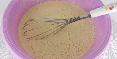 кофейные блинчики с творожной массой и кофейным сиропом