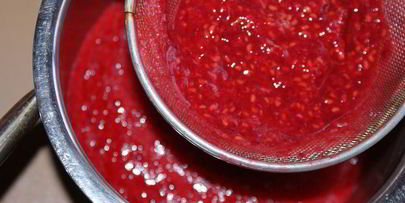 коктейль из ряженки с малиной