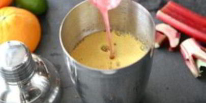 коктейль маргарита с ревенем