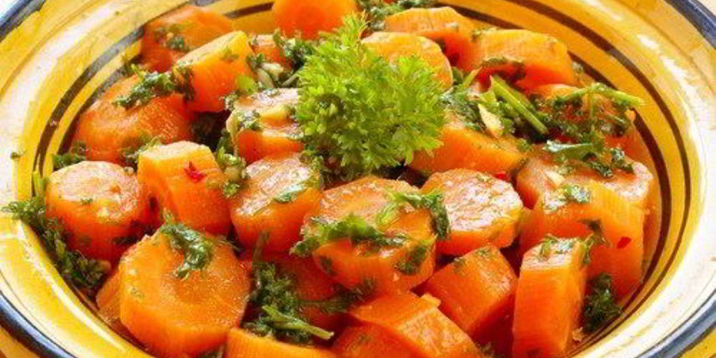Рецепт морковь в кленовом сиропе со свежим укропом