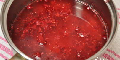 клюквенный морс