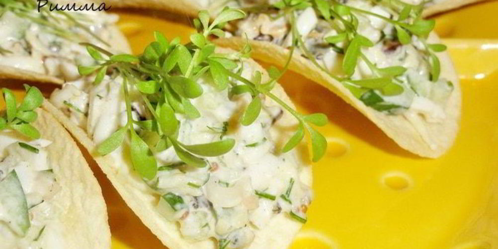 Рецепт морской коктейль на чипсах