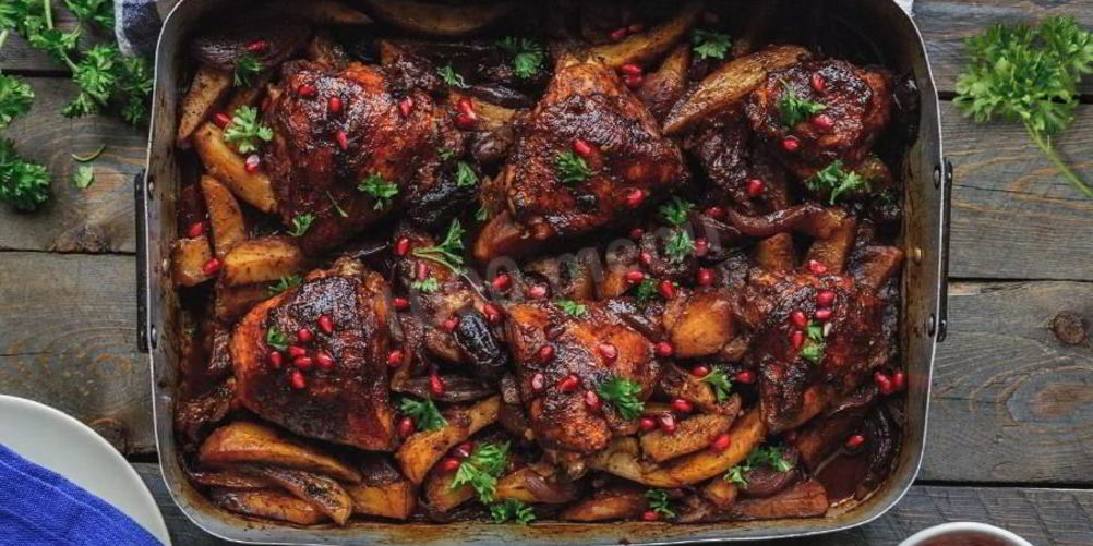 Рецепт мясо в гранатовом сиропе