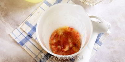 напиток из молочной сыворотки с яблоками