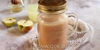 напиток из молочной сыворотки с яблоками