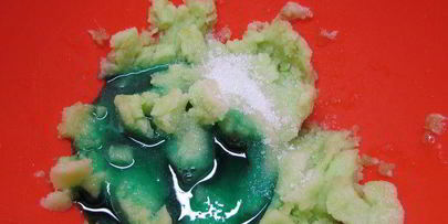 огуречный лед с мятным сиропом