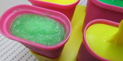 огуречный лед с мятным сиропом