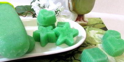 огуречный лед с мятным сиропом