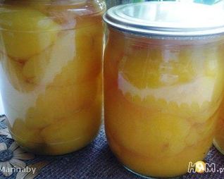 Персики в сиропе
