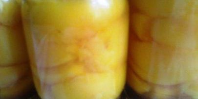 персики в сиропе