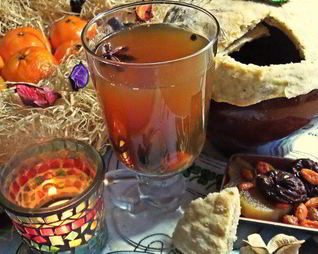 Старинный запеченный напиток Варенуха