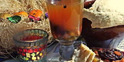 старинный запеченный напиток варенуха