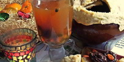 старинный запеченный напиток варенуха