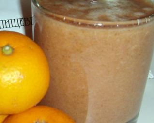 Цитрусовый коктейль с отрубями