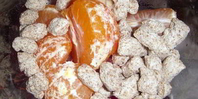 цитрусовый коктейль с отрубями