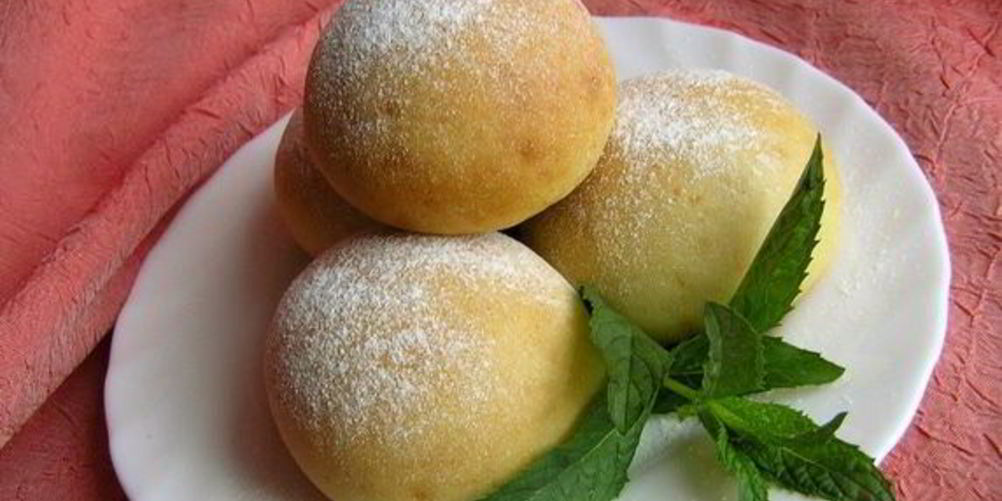 Рецепт творожные булочки с мятным сиропом