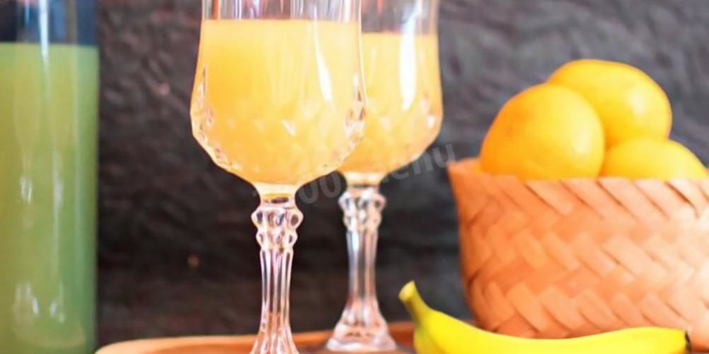 Рецепт вино из апельсинов и бананов