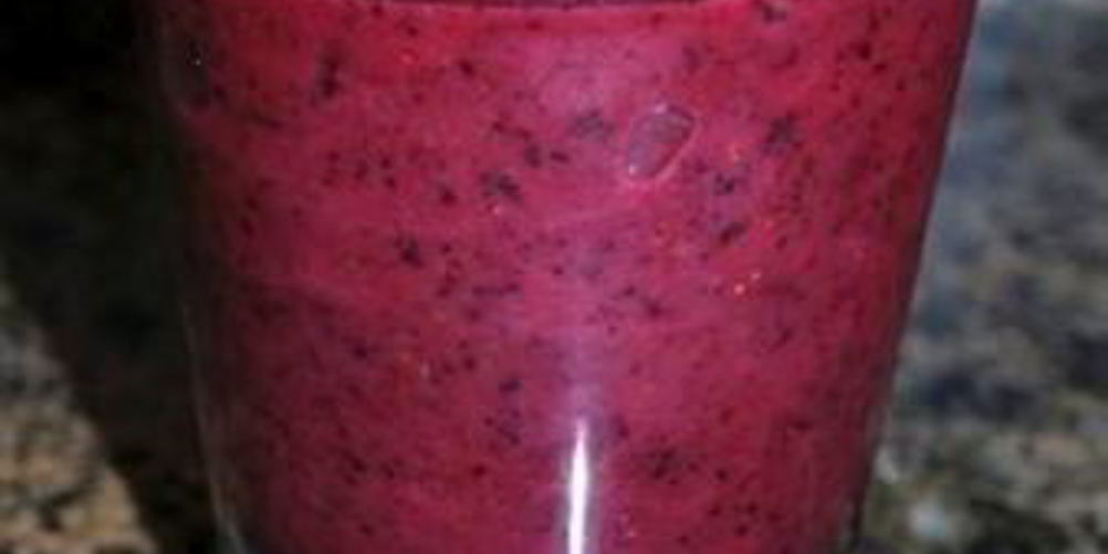 Рецепт витаминный напиток черника