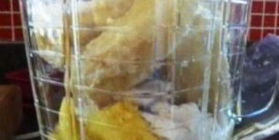 витаминный напиток из ананаса и банана