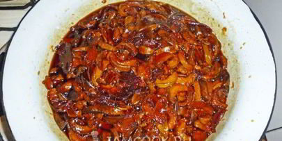 яблочные дольки в грушевом сиропе