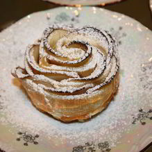 Рецепт Яблочные розы в абрикосовом сиропе