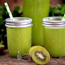 Рецепт Зеленый коктейль из сельдерея со щавелем