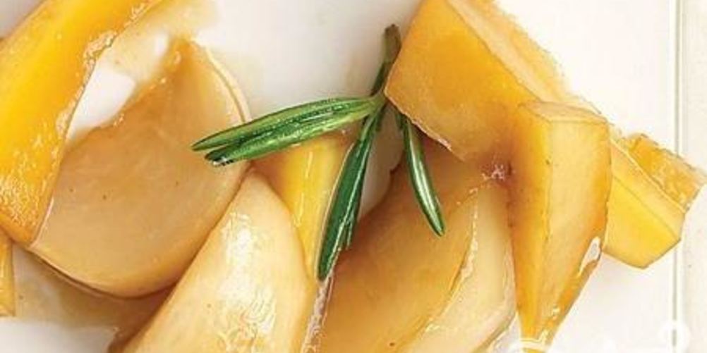 Рецепт жареные репа и пастернак в сиропе