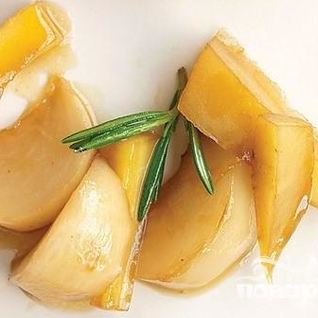 Жареные репа и пастернак в сиропе