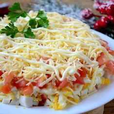 Салат с крабовыми палочками