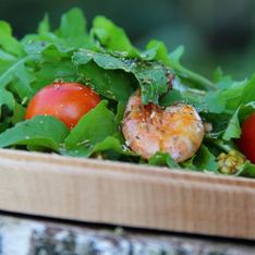 Салаты с креветками