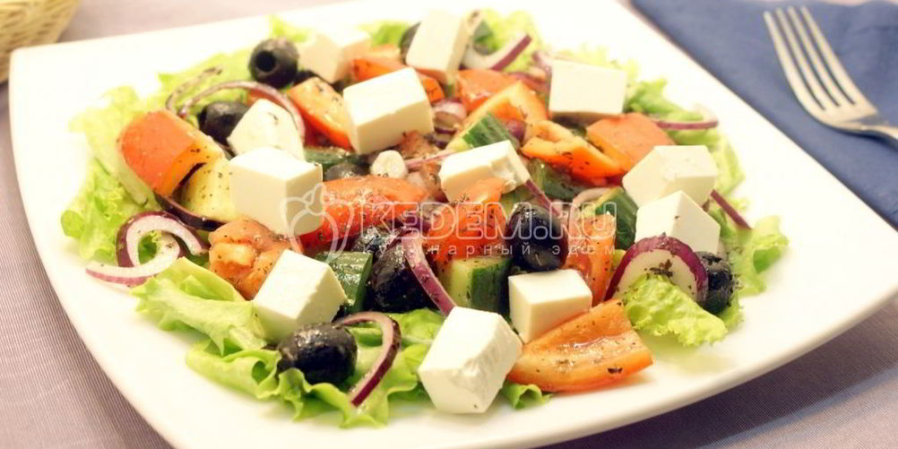 Рецепт салат греческий