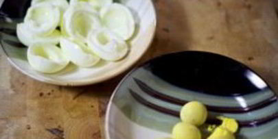 куриный салат с грибами