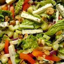 Рецепт Легкий салат с тыквенно-айвовой заправкой