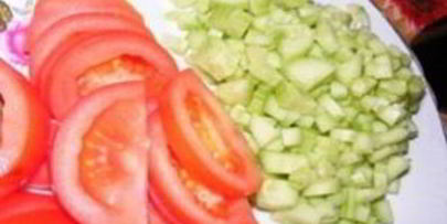 летний салат с курицей