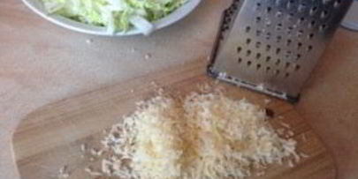 мясной салат с пекинской капустой