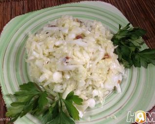Немецкий салат из капусты