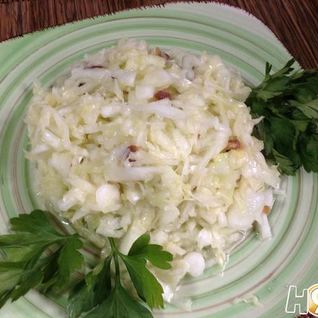 Немецкий салат из капусты