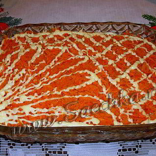 Праздничный салат Лисий хвост