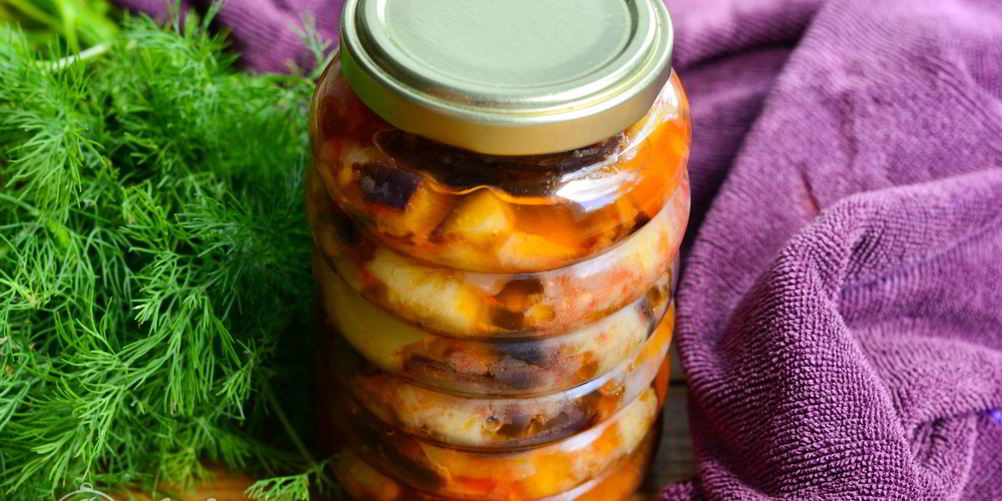 Рецепт салат десяточка с баклажанами на зиму