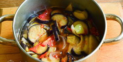 салат десяточка с баклажанами на зиму