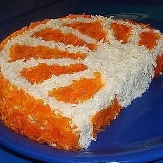 Салат Долька апельсина с куриной грудкой