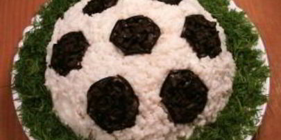 салат футбол