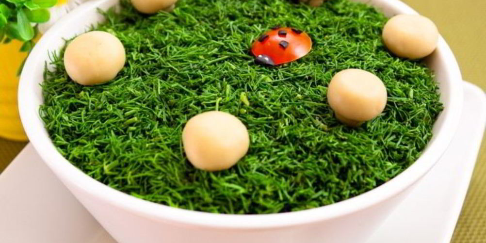 Рецепт салат грибная поляна