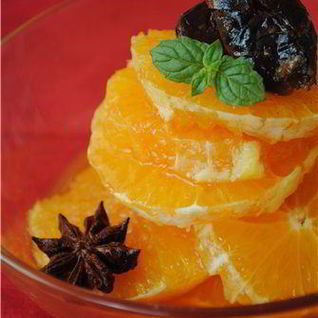 Салат из апельсинов с Кампари