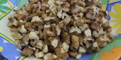 салат из граната и грецких орехов